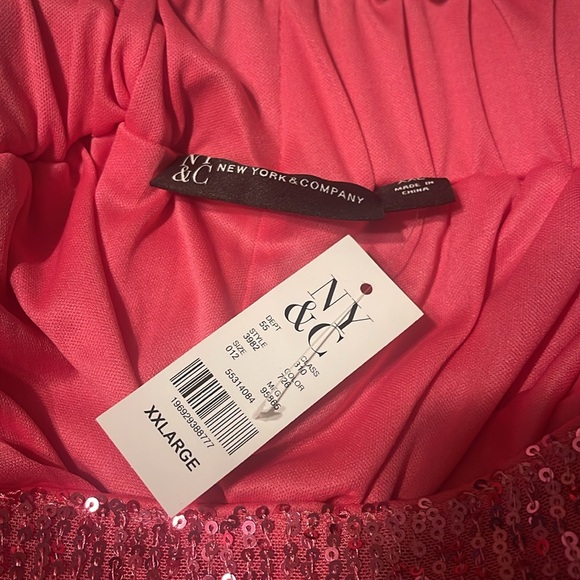 Plus size pink sequin pants from NY& Co XXL - Picture 3 of 3
